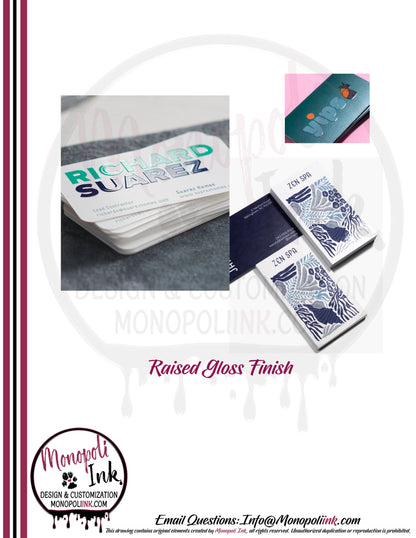 Business Cards - Embossed Gloss 16pt