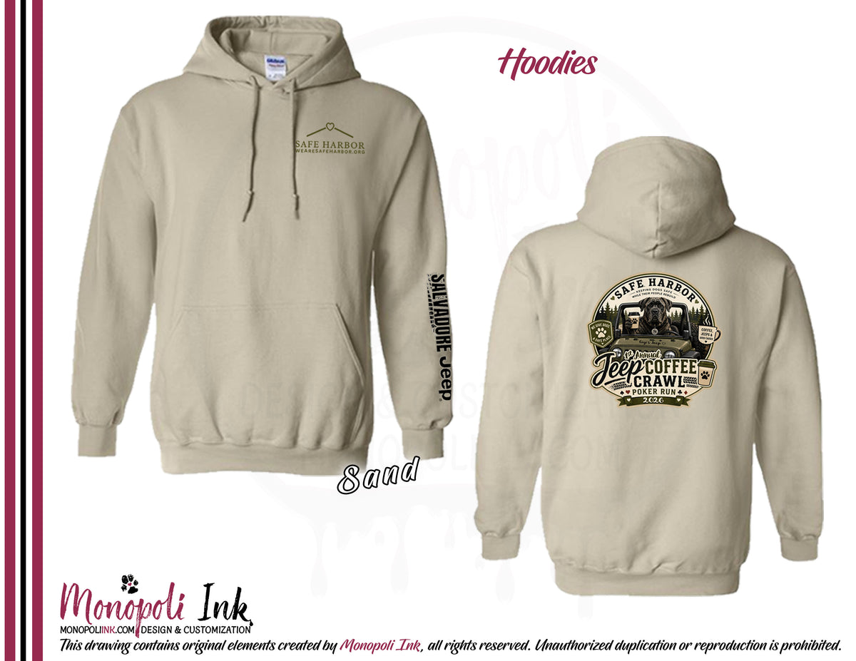 Safe Harbor Jeep Coffee Crawl Hoodies