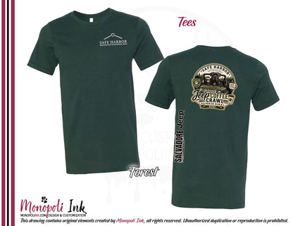 Safe Harbor Jeep Coffee Crawl SS Tees