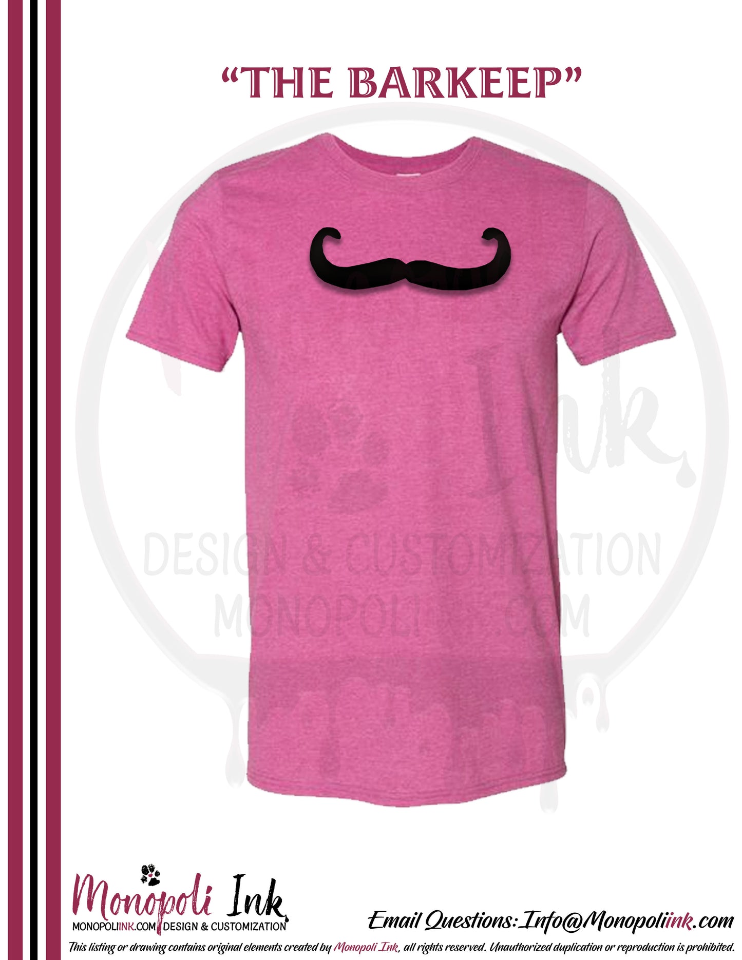 Mustache Tees - Various Colors