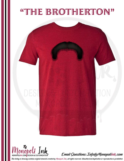 Mustache Tees - Red