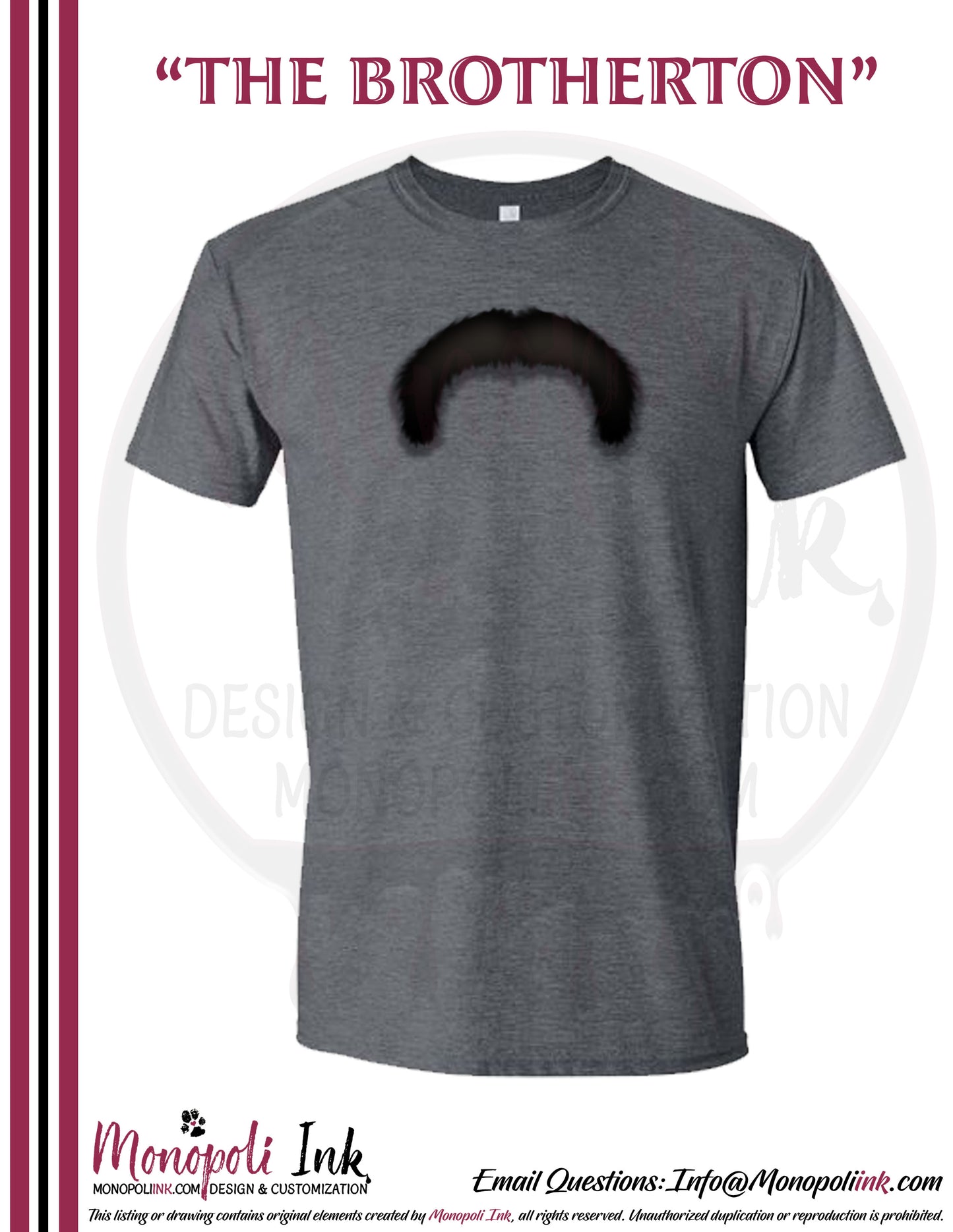 Mustache Tees - Various Colors