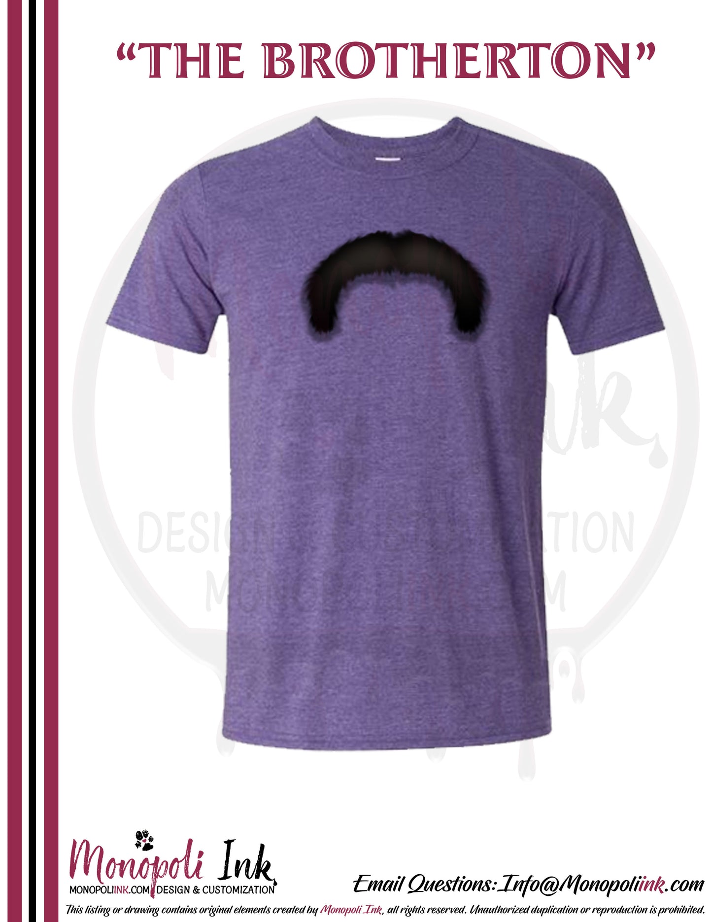 Mustache Tees - Various Colors