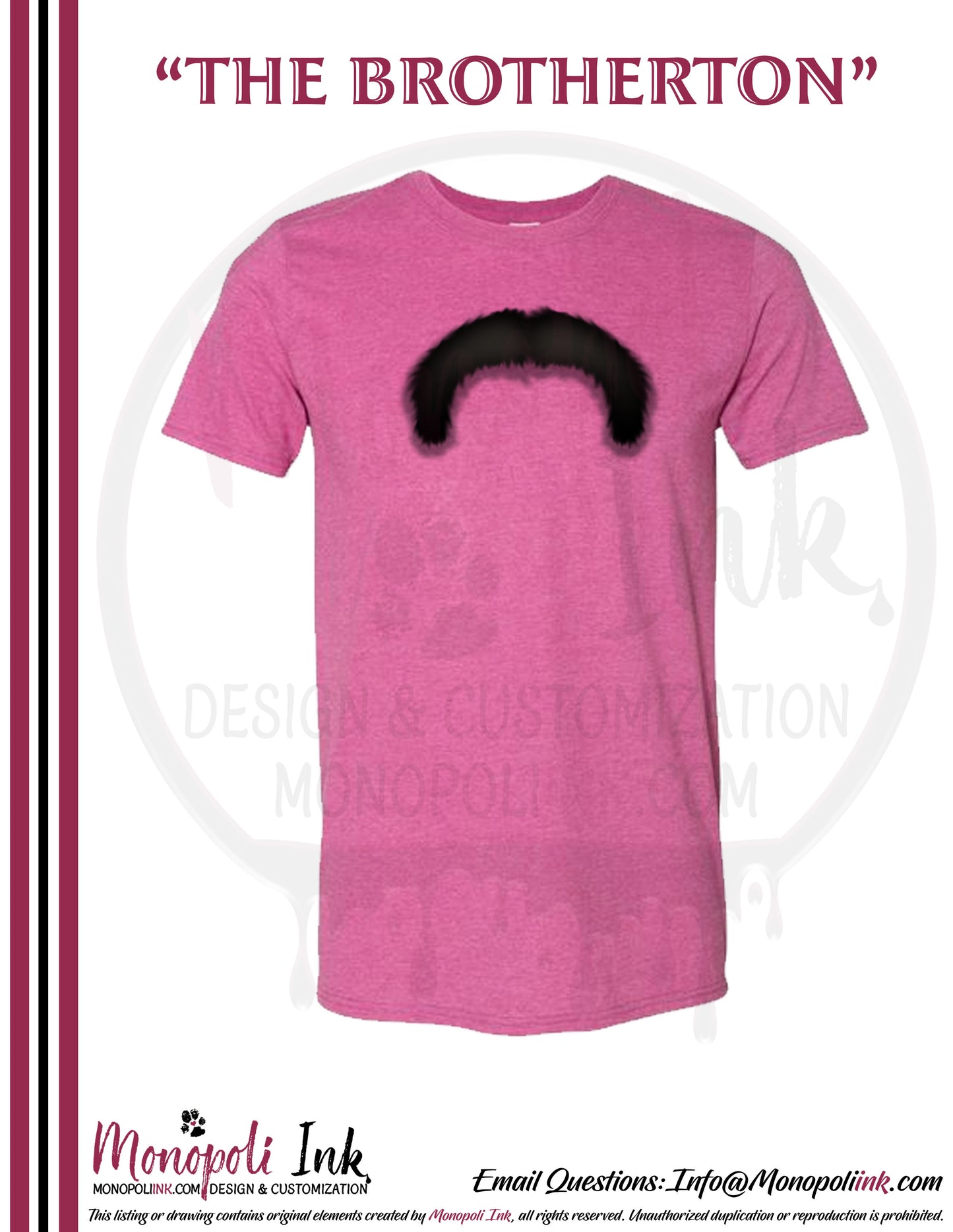 Mustache Tees - Various Colors