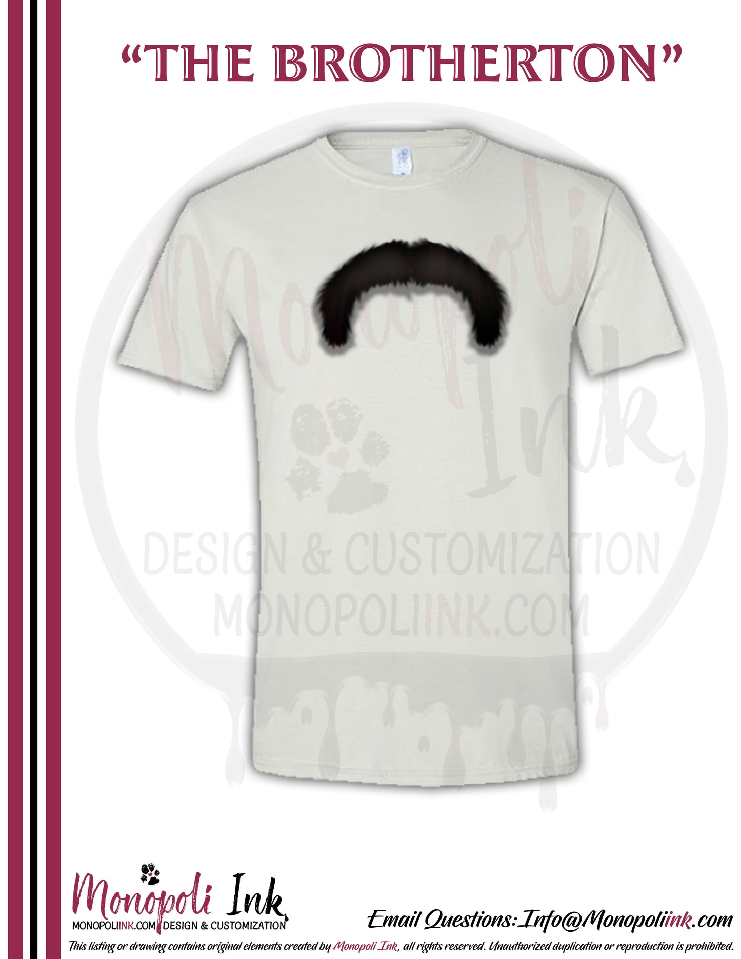 Mustache Tees - Various Colors
