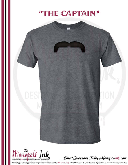 Mustache Tees - Various Colors