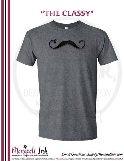 Mustache Tees - Various Colors