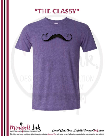 Mustache Tees - Various Colors