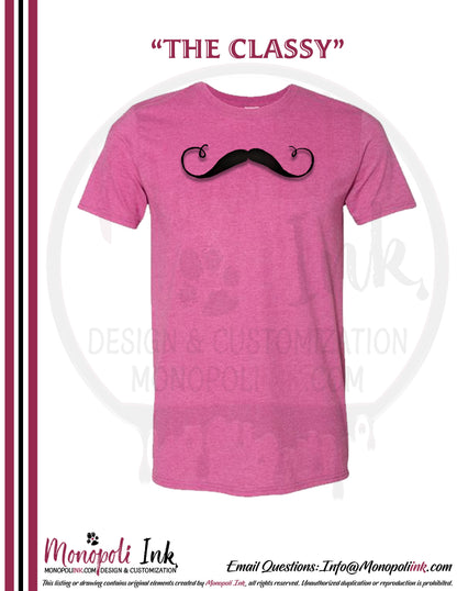 Mustache Tees - Various Colors