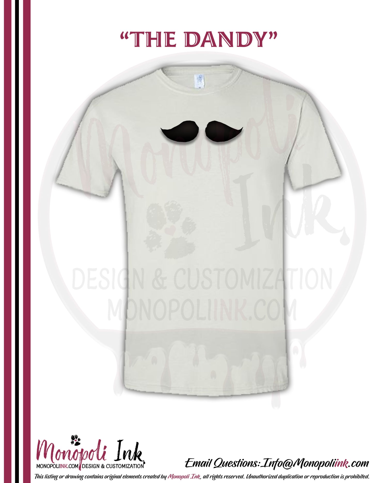 Mustache Tees - Various Colors