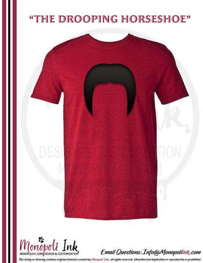 Mustache Tees - Red