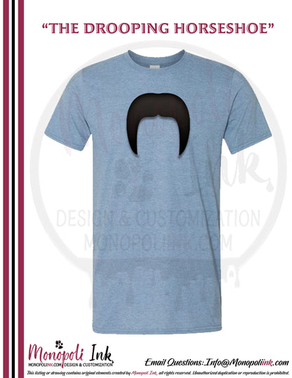 Mustache Tees - Various Colors