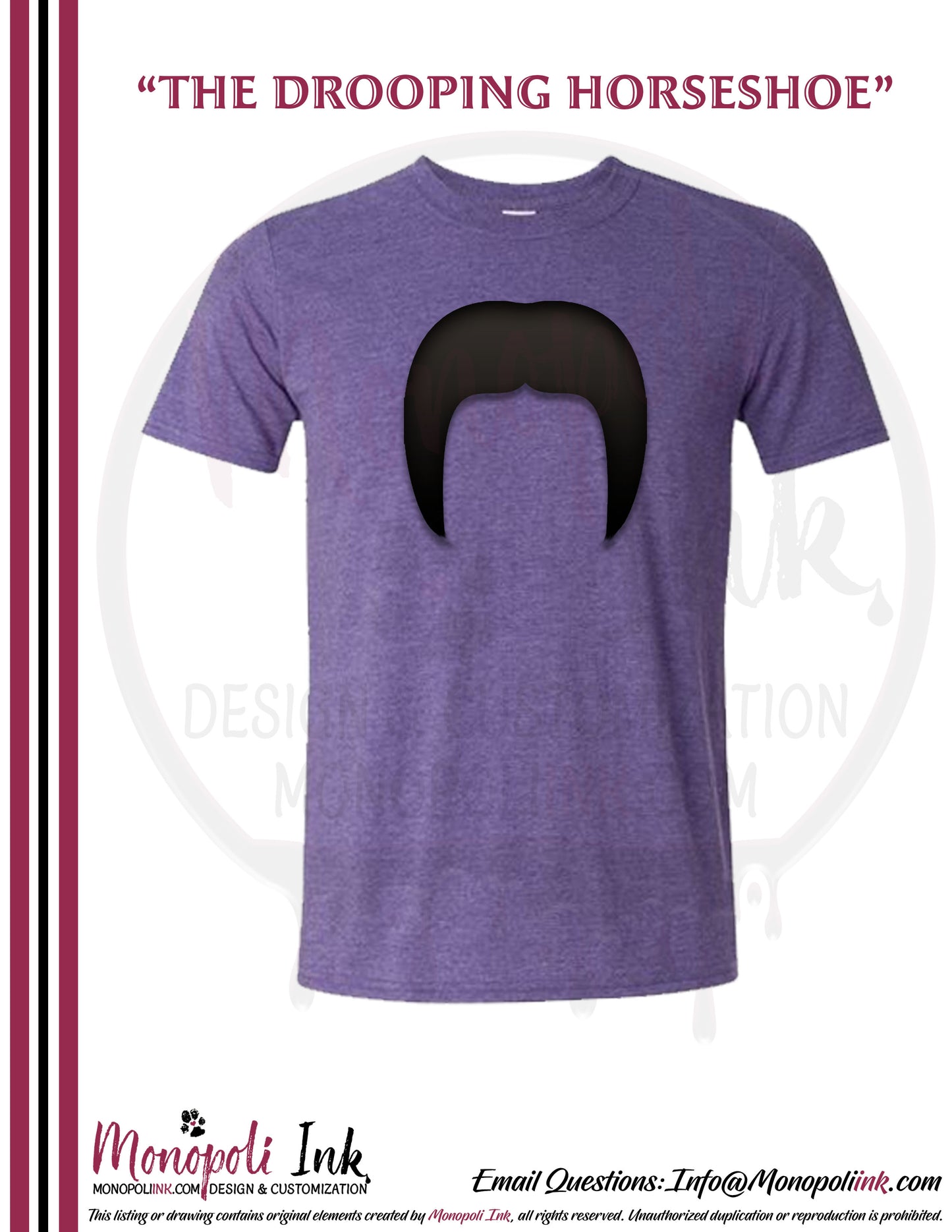 Mustache Tees - Various Colors