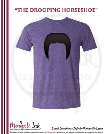 Mustache Tees - Various Colors