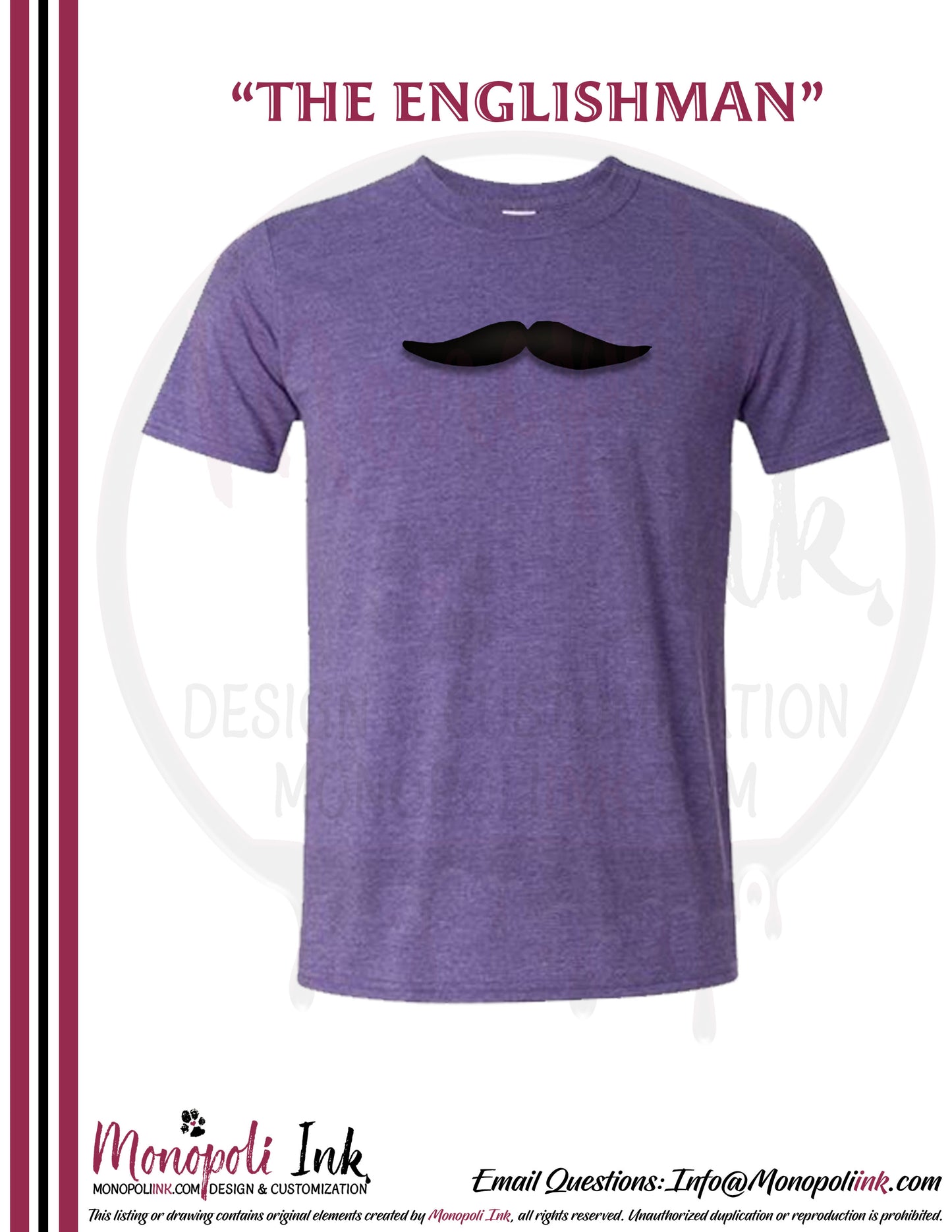 Mustache Tees - Various Colors