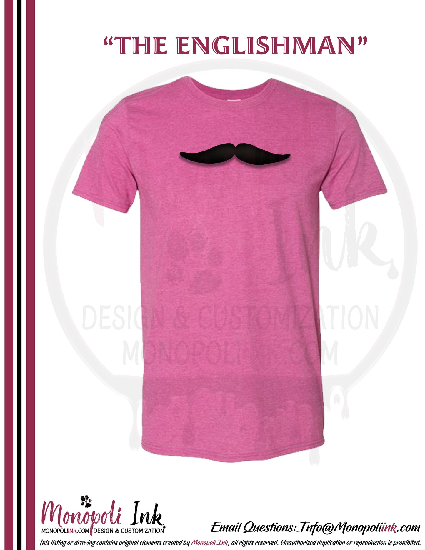Mustache Tees - Various Colors