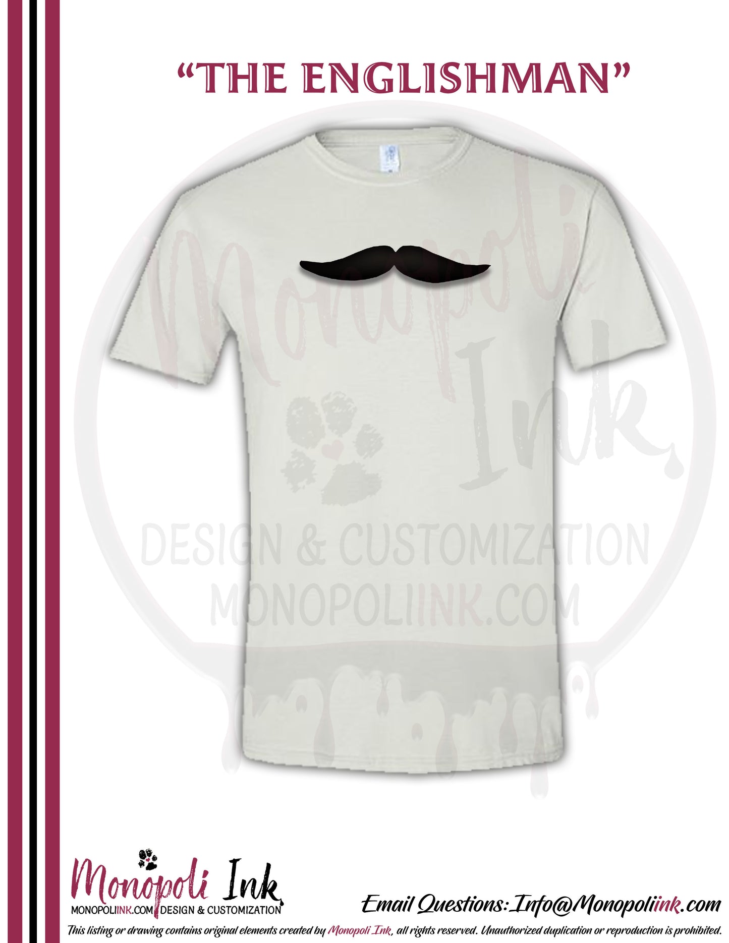 Mustache Tees - Various Colors