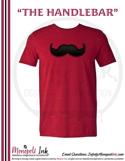 Mustache Tees - Red