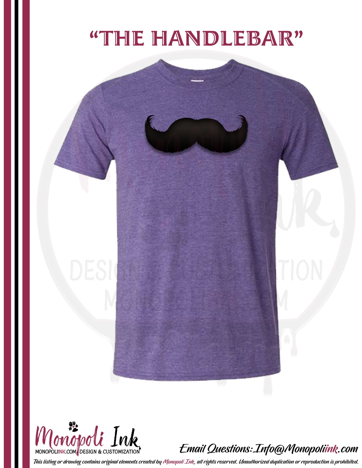 Mustache Tees - Various Colors