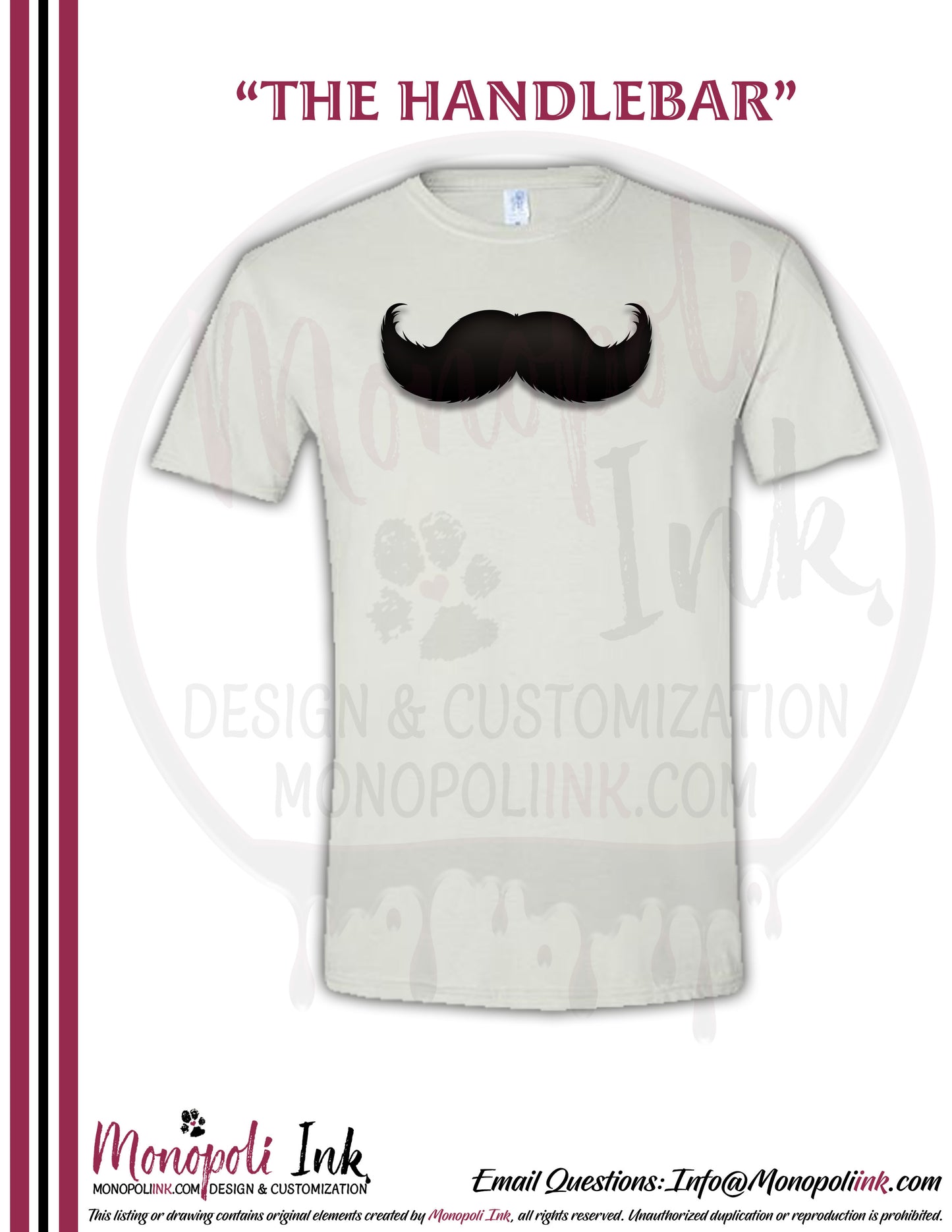 Mustache Tees - Various Colors