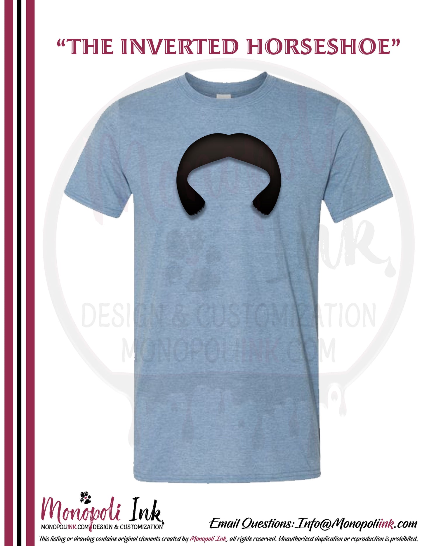 Mustache Tees - Various Colors