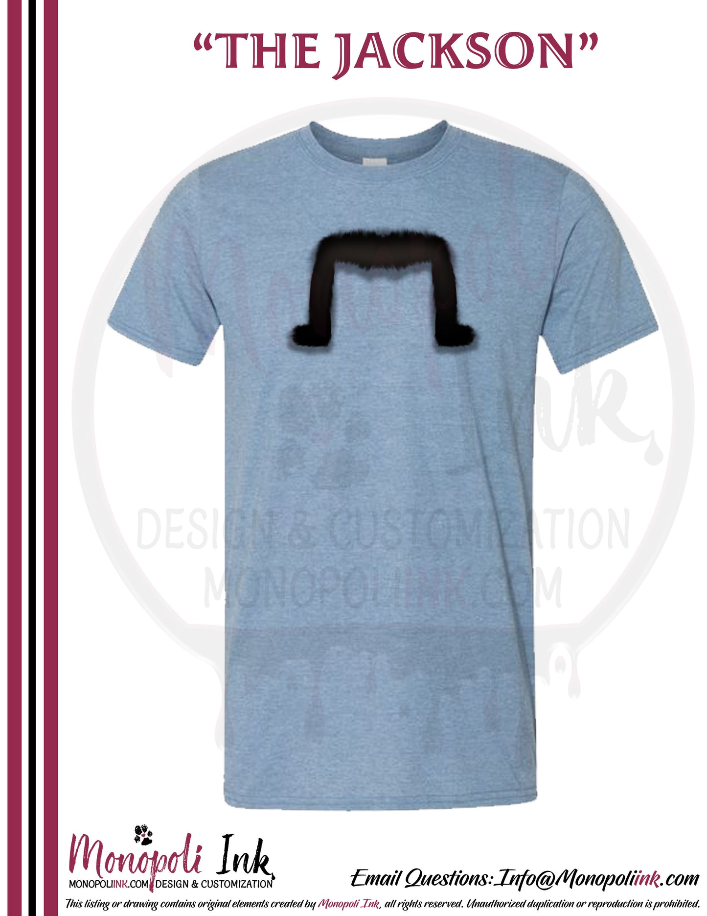 Mustache Tees - Various Colors