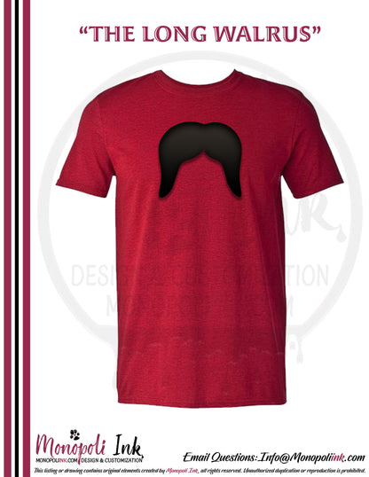 Mustache Tees - Red