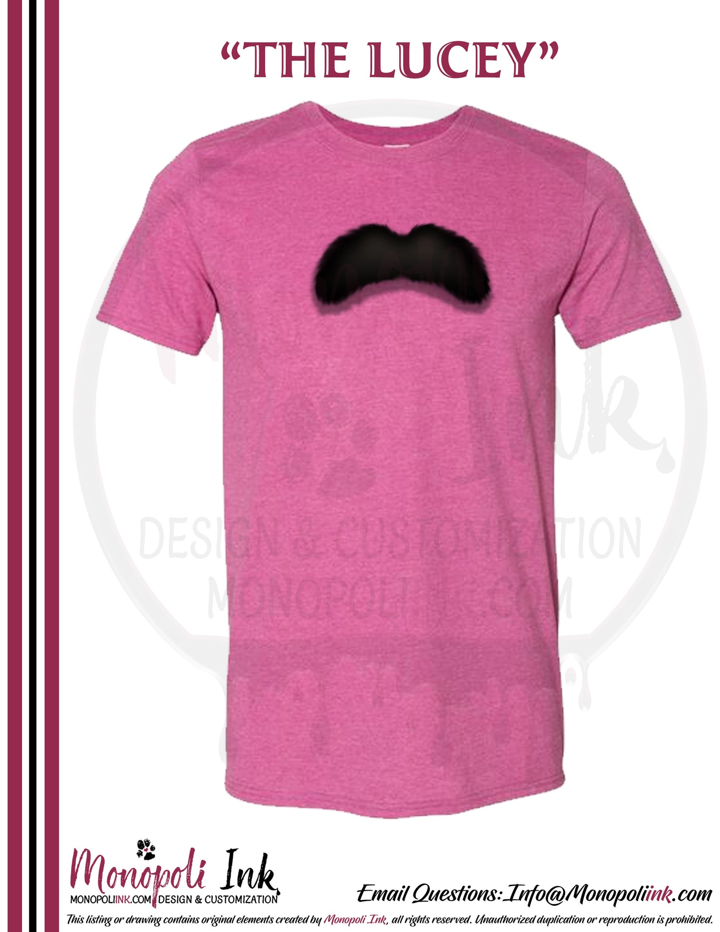 Mustache Tees - Various Colors