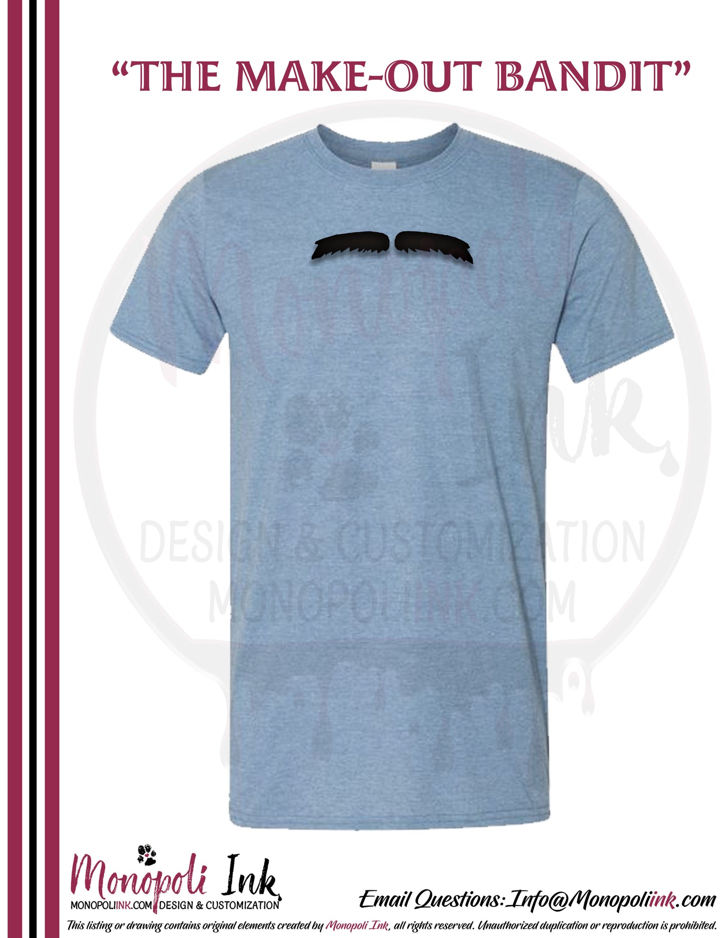 Mustache Tees - Various Colors
