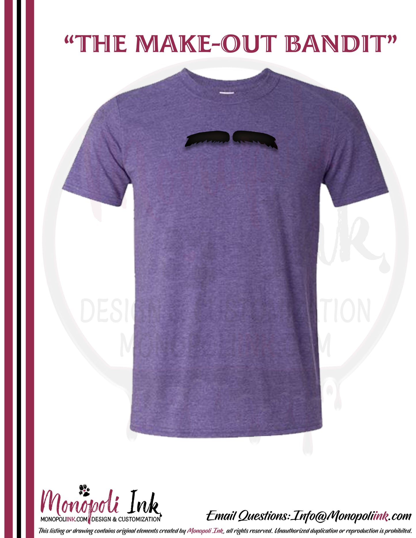 Mustache Tees - Various Colors