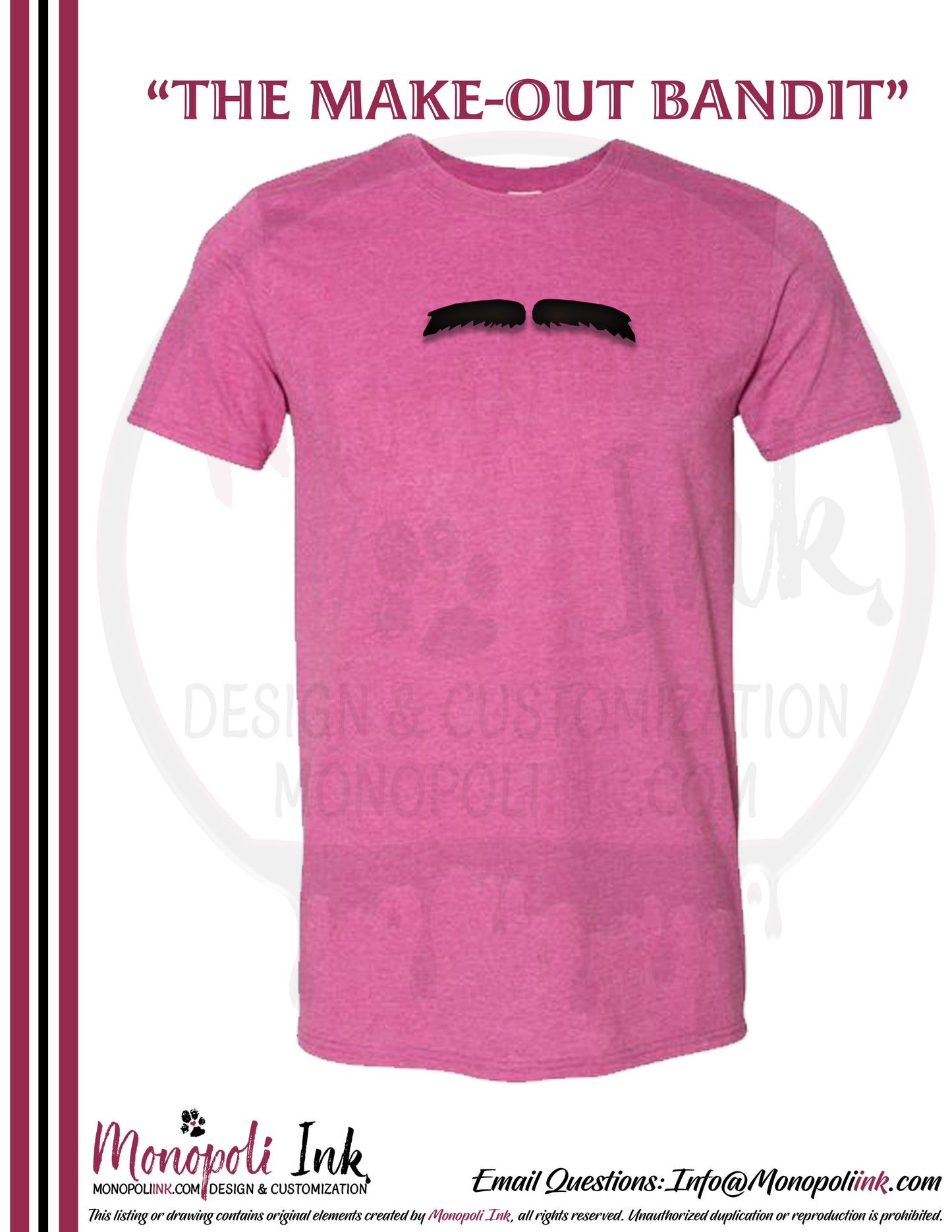Mustache Tees - Various Colors