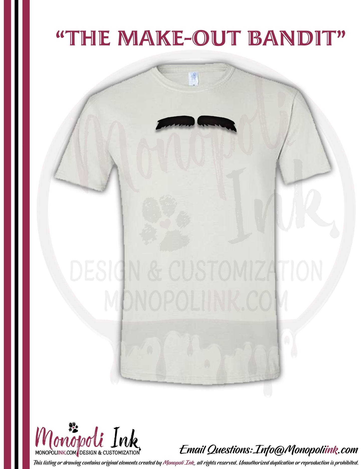 Mustache Tees - Various Colors