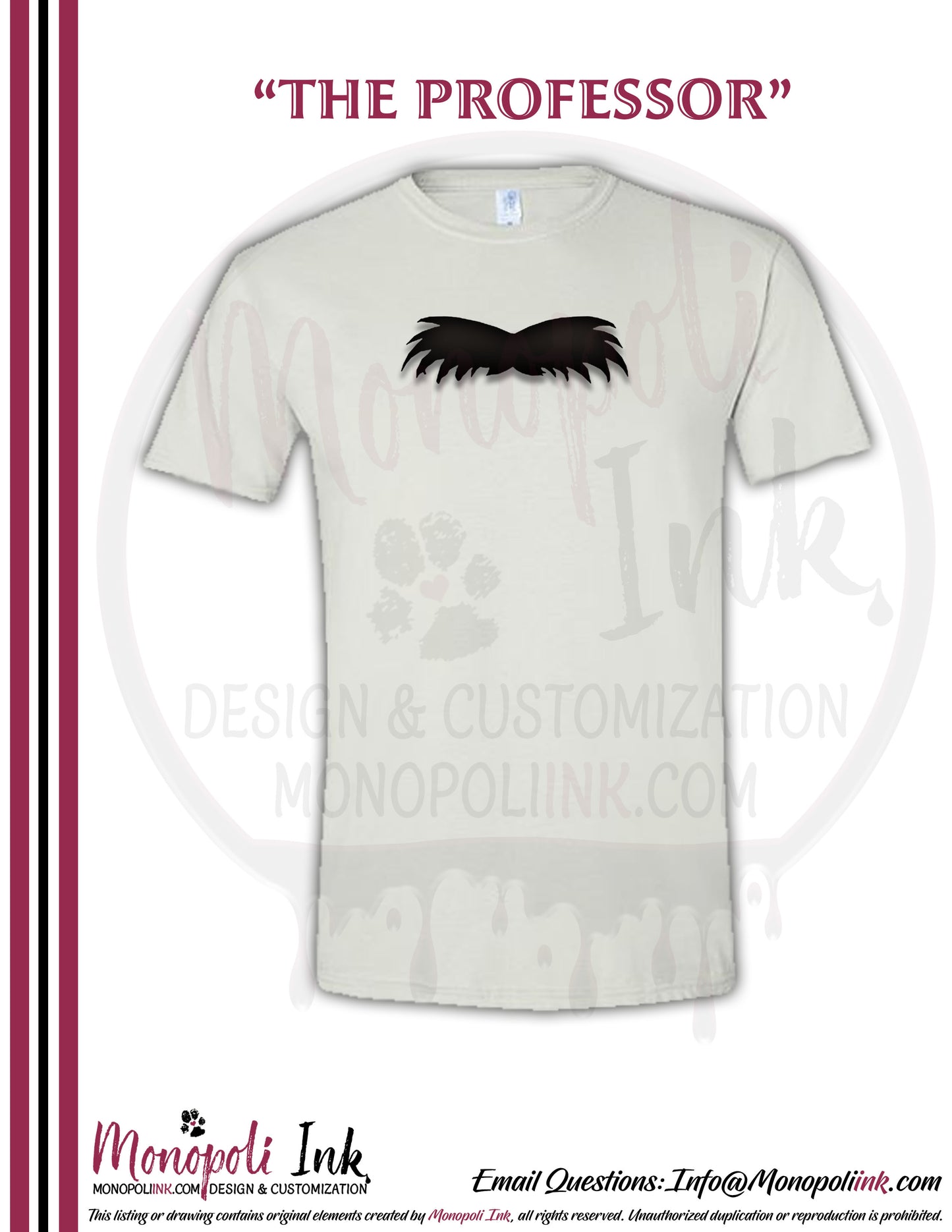 Mustache Tees - Various Colors