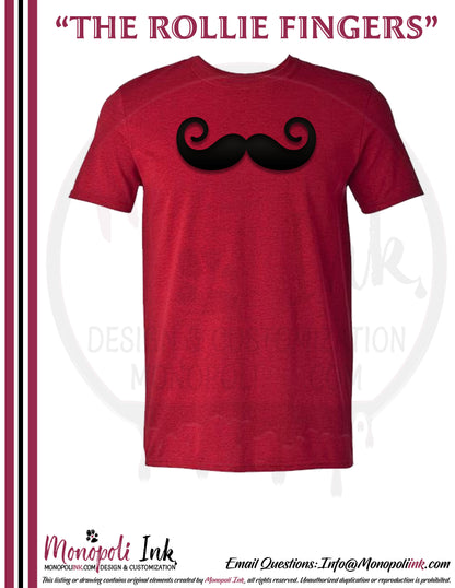Mustache Tees - Red