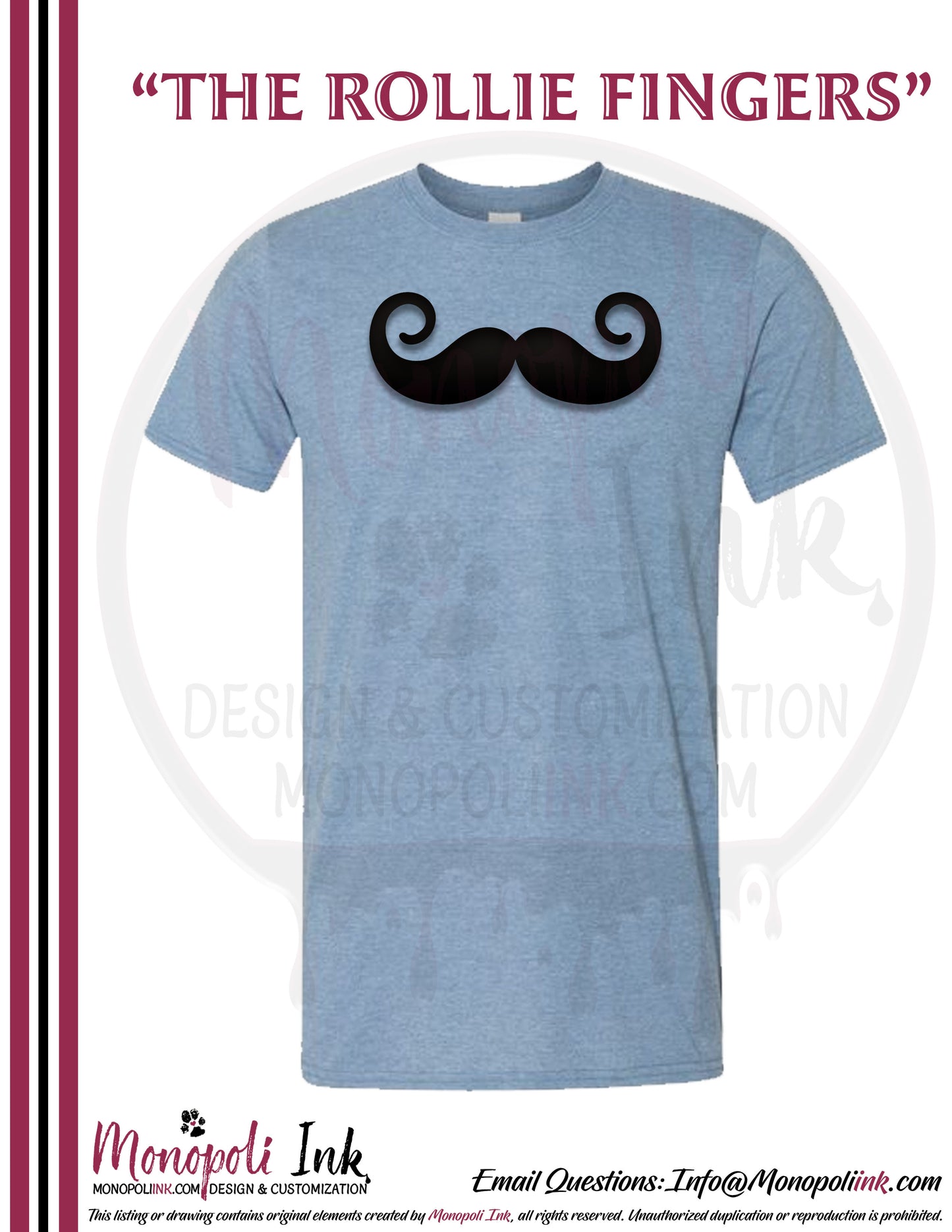 Mustache Tees - Various Colors