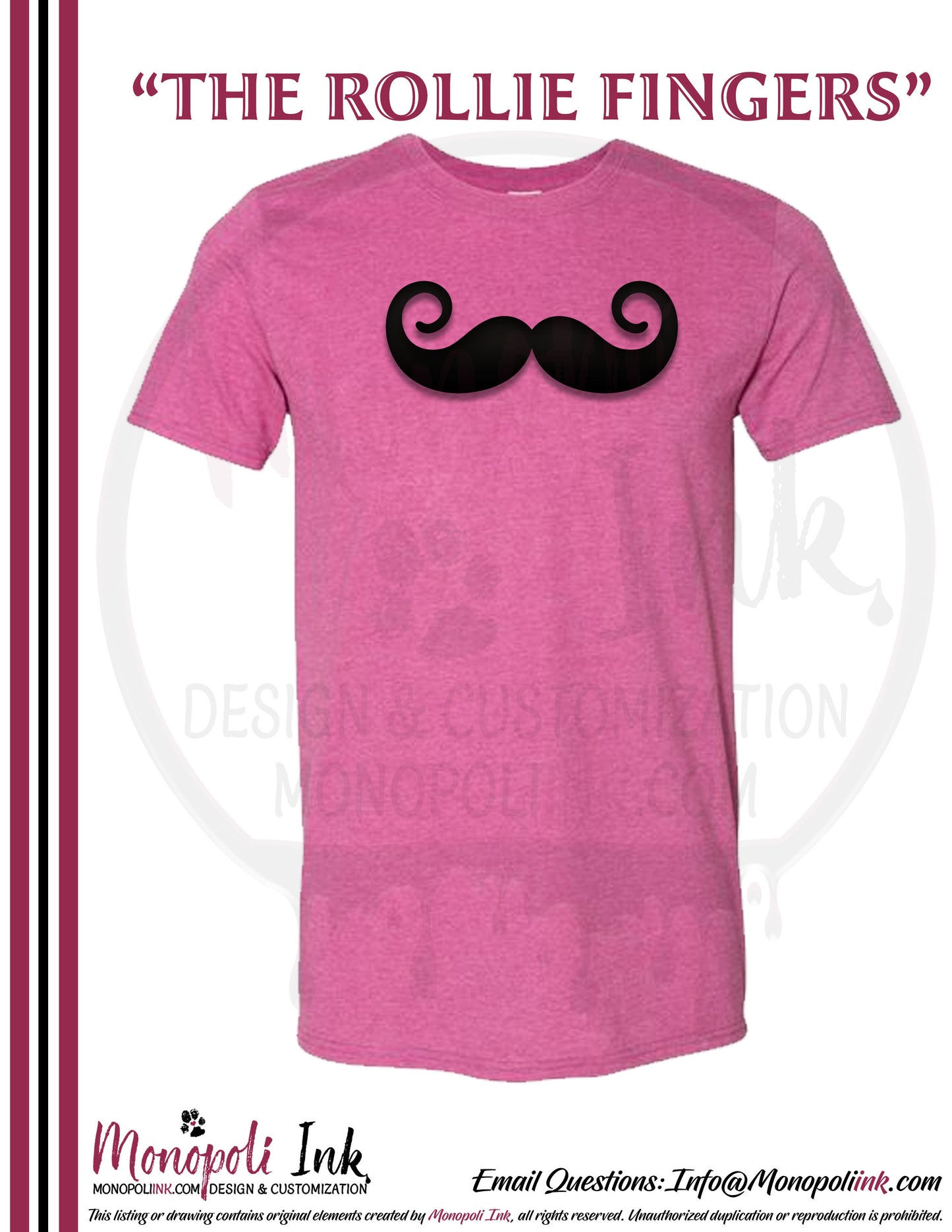 Mustache Tees - Various Colors