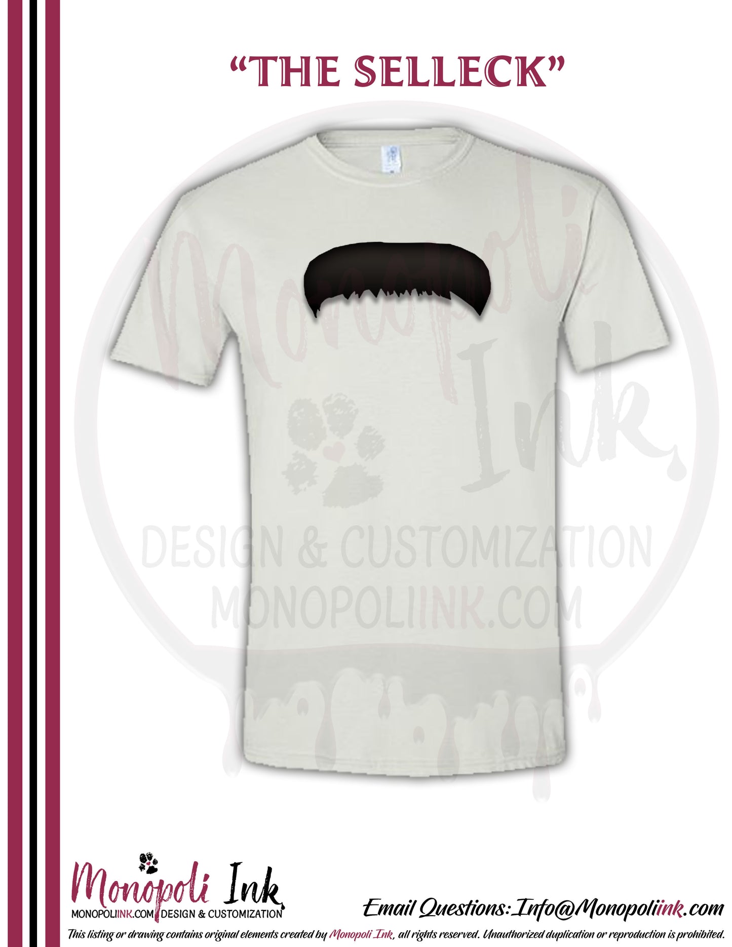 Mustache Tees - Various Colors
