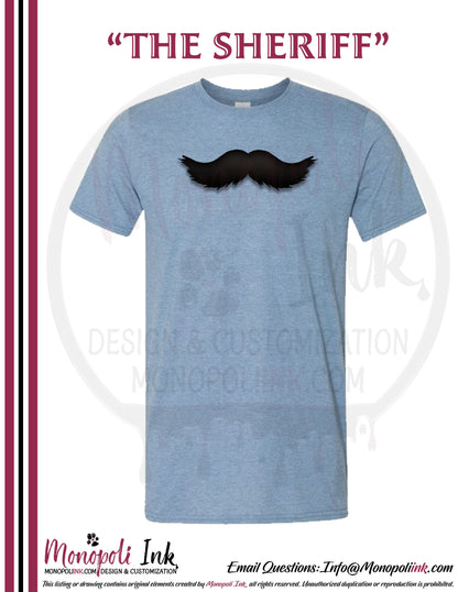 Mustache Tees - Various Colors