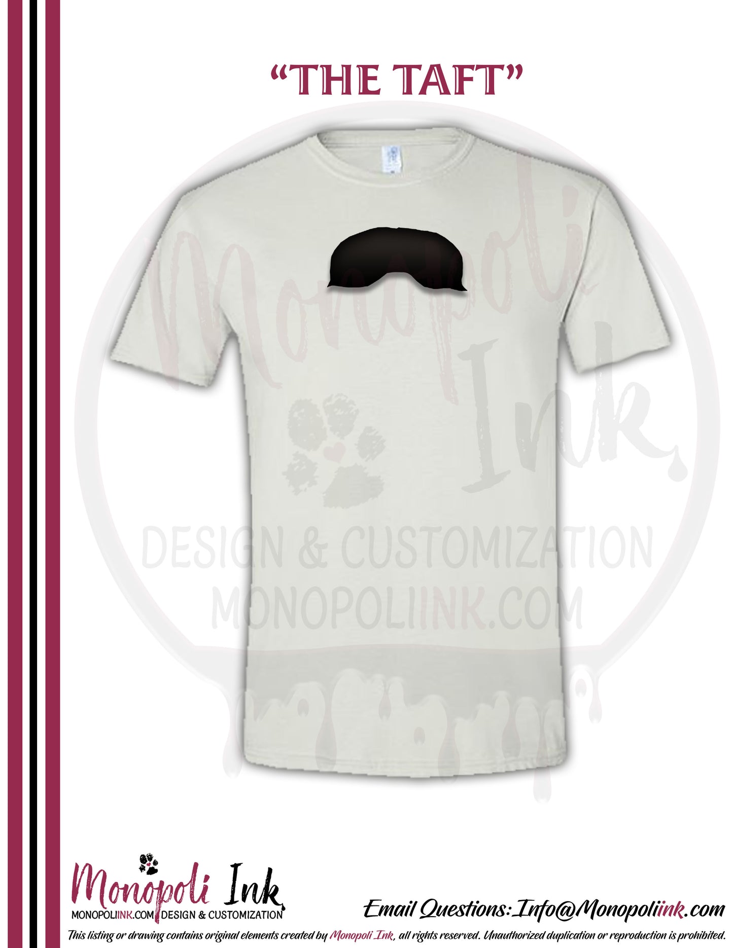 Mustache Tees - Various Colors