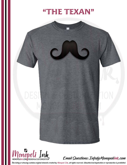 Mustache Tees - Various Colors