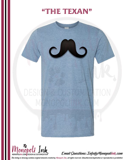 Mustache Tees - Various Colors