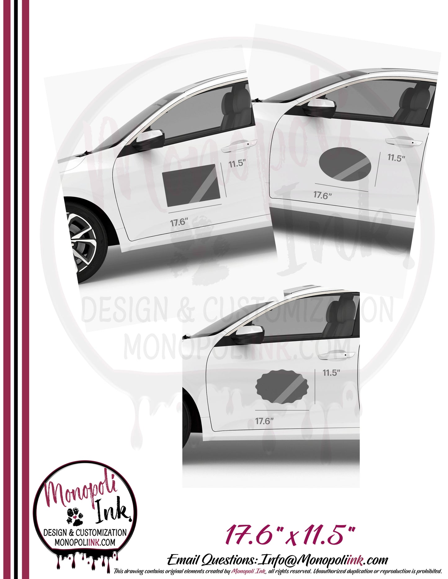 Vehicle Magnets - Custom
