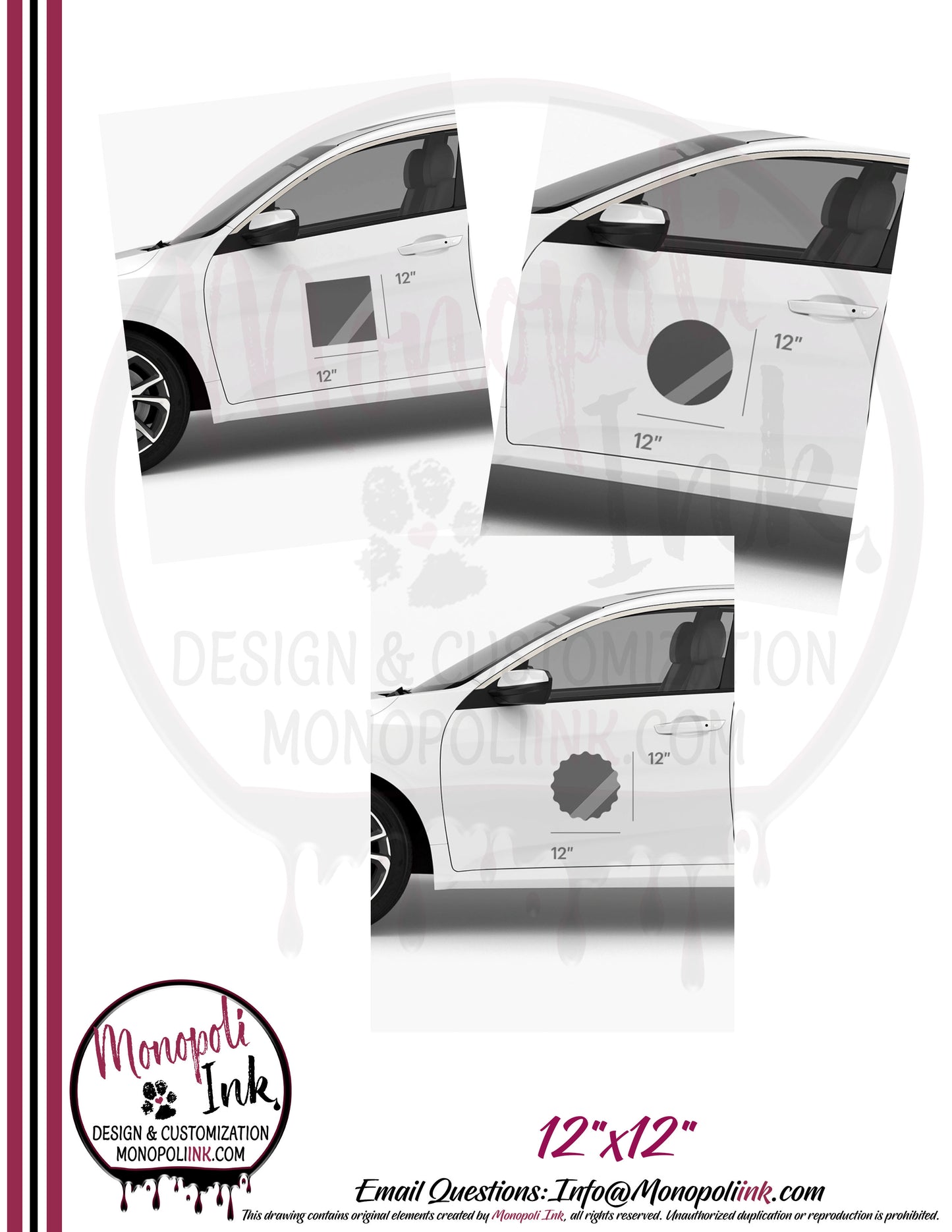 Vehicle Magnets - Custom
