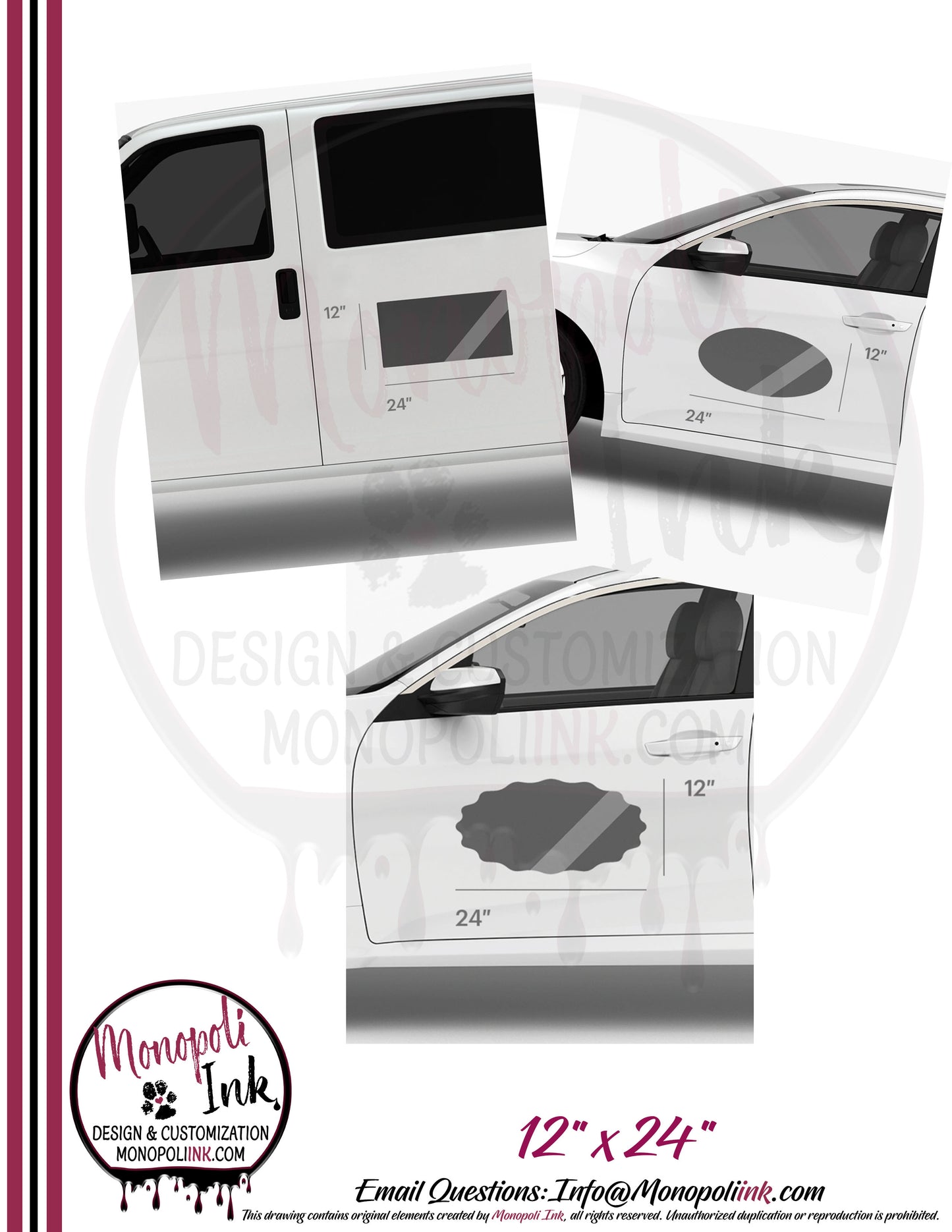 Vehicle Magnets - Custom