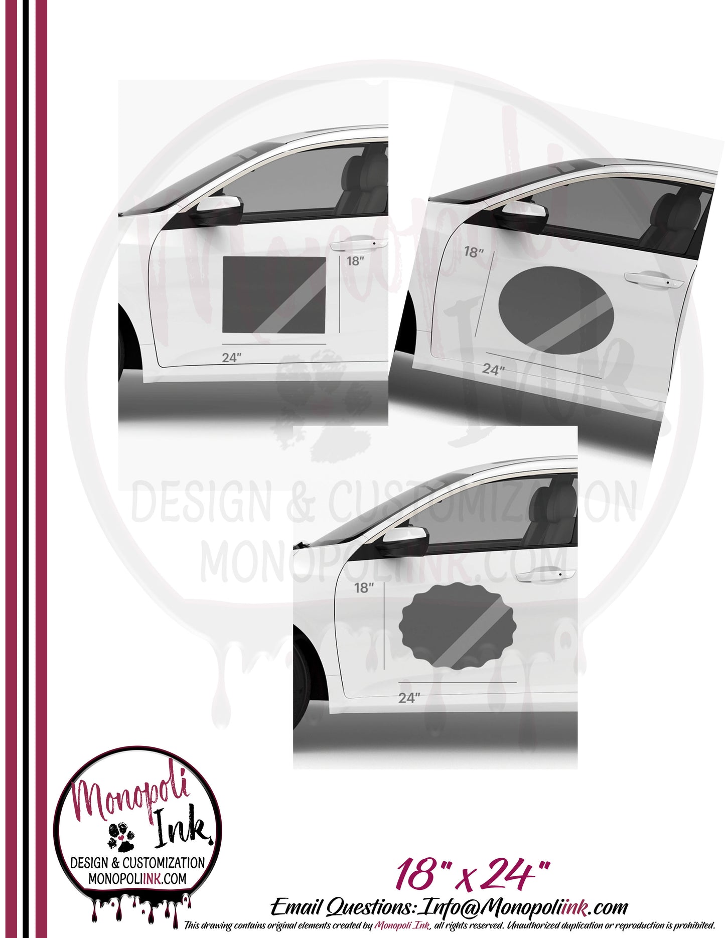 Vehicle Magnets - Custom