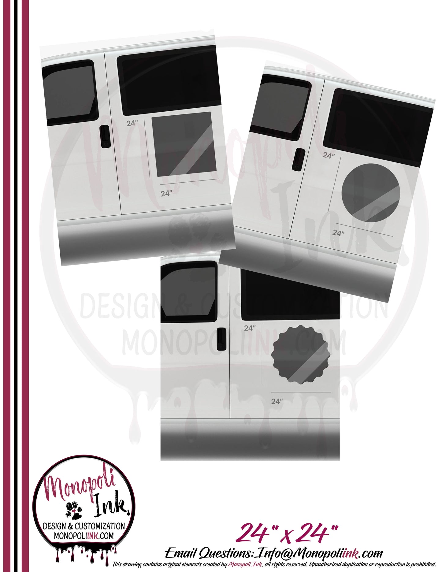 Vehicle Magnets - Custom