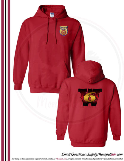Worcester Fire Department W6 Hoodies